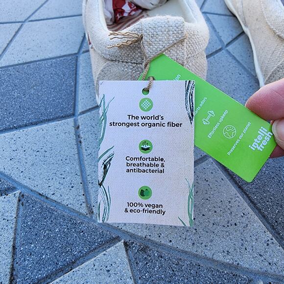 Taos Dandy Hemp Vegan Slip On Canvas Sneakers 9 - Picture 8 of 13